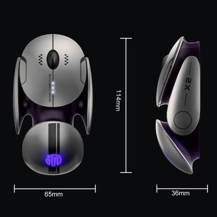 Inphic X2 Tri-Mode Wireless Mouse - Image 4